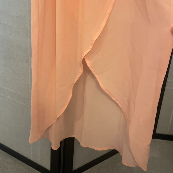 Lush High Low Peach Dress - Picture 4 of 6